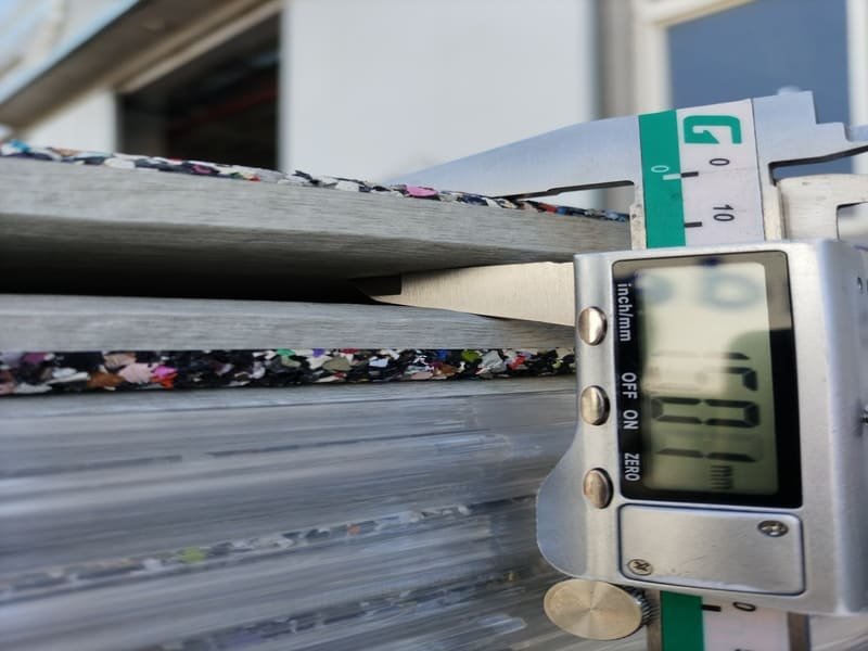 replacing a damaged rubber tile